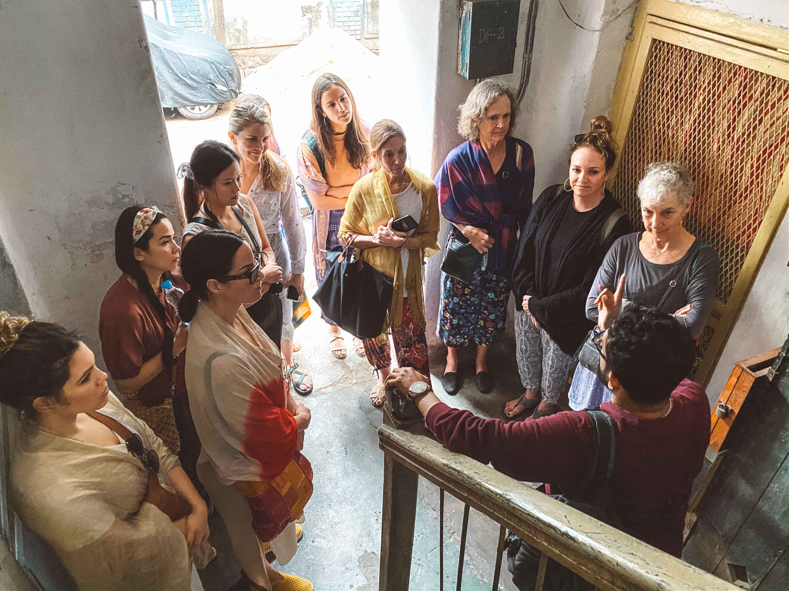 Volunteers exploring Kolkata on Calcutta Walking Tours